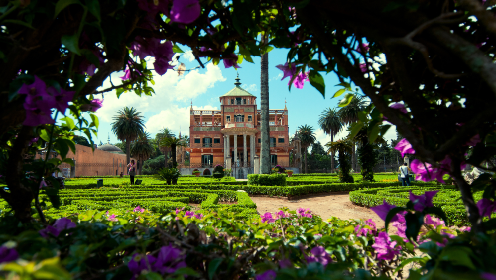 Palazzina cinese borboni giardino bouganvillea