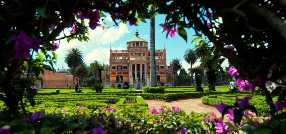 Palazzina cinese borboni giardino bouganvillea